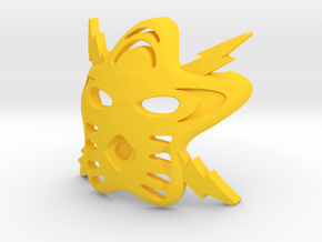 voriki mask in Yellow Smooth Versatile Plastic