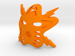 voriki mask in Orange Smooth Versatile Plastic