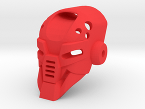 proto vezok hahli mask kanohi taak v2 in Red Smooth Versatile Plastic