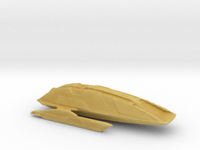Shuttle (PIC) / 3.5cm - 1.4in in Tan Fine Detail Plastic