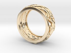 Wedding band ZF size 5 in 9K Yellow Gold 