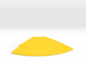 1/1400 Ambassador Concept Left Upper Front Saucer in Yellow Smooth Versatile Plastic