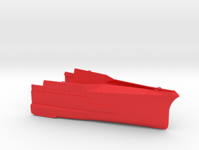 1/350 1919 US Small Battleship Design A7 Bow in Red Smooth Versatile Plastic