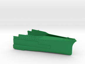 1/350 1919 US Small Battleship Design A7 Bow in Green Smooth Versatile Plastic