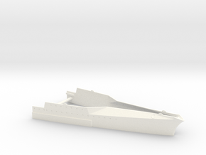 1/350 1919 US Small Battleship Design A7 Bow Water in White Smooth Versatile Plastic