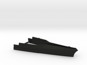 1/350 1919 US Small Battleship Design A7 Bow Water in Black Smooth Versatile Plastic