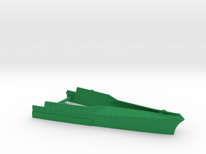 1/350 1919 US Small Battleship Design A7 Bow Water in Green Smooth Versatile Plastic