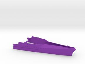 1/350 1919 US Small Battleship Design A7 Bow Water in Purple Smooth Versatile Plastic