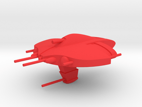 Nietszchean Destroyer #1 / 6cm - 2.36in in Red Smooth Versatile Plastic