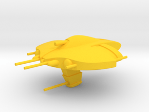 Nietszchean Destroyer #1 / 6cm - 2.36in in Yellow Smooth Versatile Plastic