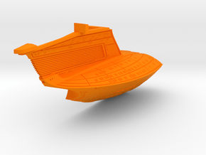 1/1400 USS Ambassador Concept Left Secondary Hull in Orange Smooth Versatile Plastic