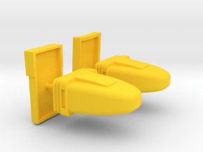 1/1000 USS Palomino Fittings in Yellow Smooth Versatile Plastic