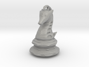 Jewelry Mech Chess Knight Pendant in Aluminum