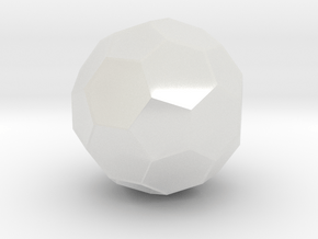 IcosahedronHex_soccerBallHollow in Clear Ultra Fine Detail Plastic