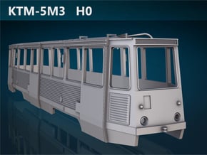 KTM-5M3 H0 scale [body] in Tan Fine Detail Plastic