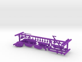 1/350 1919 US Small Battleship Design A7 Fittings in Purple Smooth Versatile Plastic