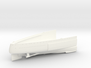 1/350 1919 US Small Battleship Design A7 Stern in White Smooth Versatile Plastic