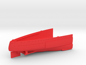 1/350 1919 US Small Battleship Design A7 Stern in Red Smooth Versatile Plastic