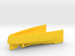 1/350 1919 US Small Battleship Design A7 Stern in Yellow Smooth Versatile Plastic