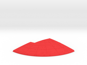 1/1400 Ambassador Concept Right Upper Rear Saucer in Red Smooth Versatile Plastic