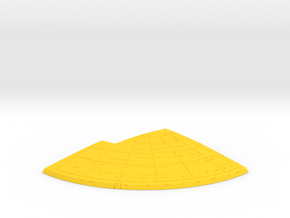 1/1400 Ambassador Concept Right Upper Rear Saucer in Yellow Smooth Versatile Plastic