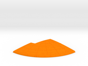 1/1400 Ambassador Concept Right Upper Rear Saucer in Orange Smooth Versatile Plastic