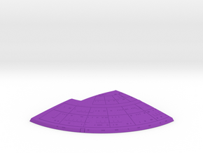 1/1400 Ambassador Concept Right Upper Rear Saucer in Purple Smooth Versatile Plastic