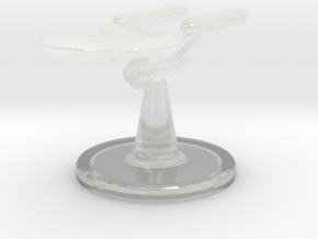 Constitution Class (TOS) 1/7000 Game Piece in Clear Ultra Fine Detail Plastic