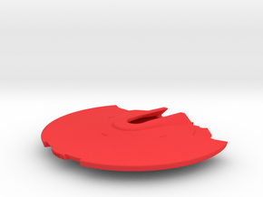 1/1400 USS Ranger Saucer in Red Smooth Versatile Plastic