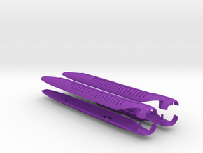1/1400 USS Ambassador Concept Nacelles in Purple Smooth Versatile Plastic