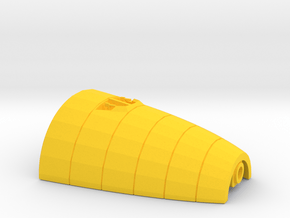 1/350 R class Zeppelin L32 (LZ74) Part 3 in Yellow Smooth Versatile Plastic