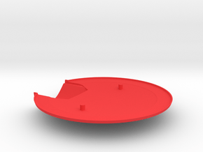 1/1000 USS Ares NCC-1650 Lower Saucer in Red Smooth Versatile Plastic