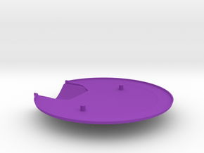 1/1000 USS Ares NCC-1650 Lower Saucer in Purple Smooth Versatile Plastic