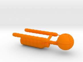 Daedalus Class / 9cm - 3.54in in Orange Smooth Versatile Plastic
