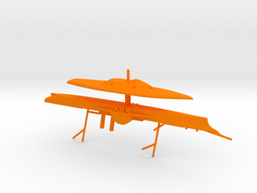 1/700 CSS Albemarle & CSS Advance in Orange Smooth Versatile Plastic