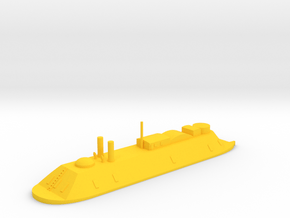 1/700 USS Essex (1862) in Yellow Smooth Versatile Plastic