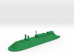 1/700 USS Essex (1862) in Green Smooth Versatile Plastic
