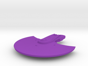 1/1400 USS Wasp (NCC-9701) Saucer in Purple Smooth Versatile Plastic