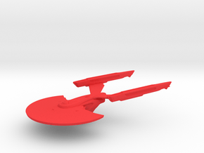 USS Wasp NCC-9701 / 15.2cm - 6in in Red Smooth Versatile Plastic