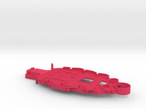 1/350 USS Oklahoma (1941) Lower Superstructure in Pink Smooth Versatile Plastic