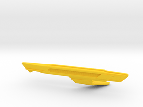 1/1000 USS Shangri-La Right Nacelle in Yellow Smooth Versatile Plastic