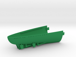 1/700 H44 Class Stern Full Hull in Green Smooth Versatile Plastic