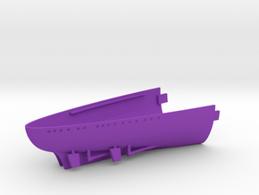 1/700 H44 Class Stern Full Hull in Purple Smooth Versatile Plastic