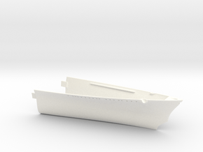 1/700 H44 Class Bow Full Hull in White Smooth Versatile Plastic