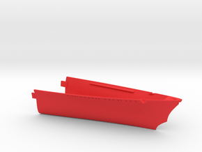 1/700 H44 Class Bow Full Hull in Red Smooth Versatile Plastic