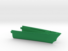 1/700 H44 Class Bow Full Hull in Green Smooth Versatile Plastic