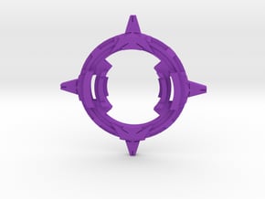 Beyblade Wildox-1 | Anime Attack Ring in Purple Processed Versatile Plastic