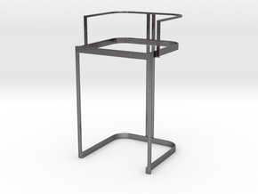Miniature Luxury Vintage Bar Stool Frame in Processed Stainless Steel 316L (BJT)