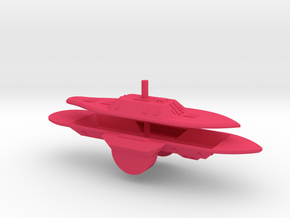 1/700 Ironclads CSS Nashville & CSS Jackson in Pink Smooth Versatile Plastic