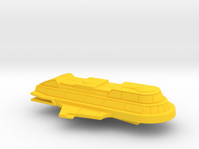 1/1400 Spokane Class Rear Hull in Yellow Smooth Versatile Plastic